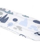 Nichiduta Husa de bumbac cu elastic pentru salteaua de landou Blue Retro Car