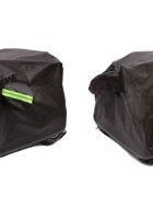 Nichiduta Husa impermeabila pentru masinuta electrica Waterproof L 138x89x55 cm Black cu benzi reflectorizanteprotectii oglinzi retrovizoarehusa cu snur inclusaprotejeaza de praf soare si ploaie