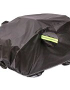 Nichiduta Husa impermeabila pentru masinuta electrica Waterproof XL 140x85x80 cm Black cu benzi reflectorizanteprotectii oglinzi retrovizoarehusa cu snur inclusaprotejeaza de praf soare si ploaie