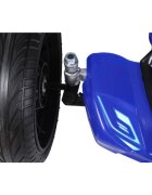 Nichiduta Kart cu pedale pentru copii Go Kart Extreme Blue structura metalica scaun ergonomic si reglabil in 2 pozitii roti EVA dimensiune 122 x 60 x 70 cm
