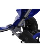 Nichiduta Kart cu pedale pentru copii Go Kart Extreme Blue structura metalica scaun ergonomic si reglabil in 2 pozitii roti EVA dimensiune 122 x 60 x 70 cm