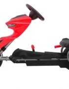 Nichiduta Kart cu pedale pentru copii Go Kart Extreme Red structura metalica scaun ergonomic si reglabil in 2 pozitii roti EVA dimensiune 122 x 60 x 70 cm