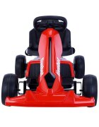 Nichiduta Kart electric pentru copii FiveBot Red 12V 70W cu 2 motoare 35W pornire la buton cu lumini sunete si muzica pedala unica pentru acceleratie si frana dimensiune 110 x 65 x 55 cm viteza intre 3-5 kmh
