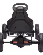 Nichiduta Kart electric pentru copii Go kart Sport Pink structura metalica motor 45W acumulator 12V 7Ah cu roti din spuma EVA pornire la buton slow start scaun reglabil in 4 pozitii dimensiune 100 x 58 x 58.5cm