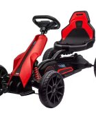 Nichiduta Kart electric pentru copii Go kart Sport Red structura metalica motor 45W acumulator 12V 7Ah cu roti din spuma EVA pornire la buton slow start scaun reglabil in 4 pozitii dimensiune 100 x 58 x 58.5cm