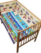 Nichiduta Lenjerie patut 120x60 cm cu 4 piese Travel