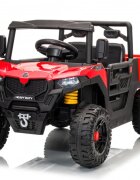 Nichiduta Masinuta electrica copii Heavy Duty Red cu remorca rabatabila electrictelecomanda 2.4G2 motoarex35wacumulator 12V4.5Ah usi cu deschiderelumini led 2viteze