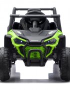 Nichiduta Masinuta electrica de teren pentru copii Off Road UTV Talon i-4WD Green cu telecomandaacumulator 12V2 motoarescaun din pielepornire la buton2 vitezeslow startsuspensiiusbmp3bluetooth