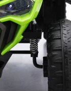 Nichiduta Masinuta electrica de teren pentru copii Off Road UTV Talon i-4WD Green cu telecomandaacumulator 12V2 motoarescaun din pielepornire la buton2 vitezeslow startsuspensiiusbmp3bluetooth