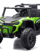 Nichiduta Masinuta electrica de teren pentru copii Off Road UTV Talon i-4WD Green cu telecomandaacumulator 12V2 motoarescaun din pielepornire la buton2 vitezeslow startsuspensiiusbmp3bluetooth