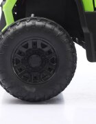 Nichiduta Masinuta electrica de teren pentru copii Off Road UTV Talon i-4WD Green cu telecomandaacumulator 12V2 motoarescaun din pielepornire la buton2 vitezeslow startsuspensiiusbmp3bluetooth