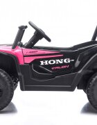 Nichiduta Masinuta electrica de teren pentru copii Off Road UTV Talon i-4WD Pink cu telecomandaacumulator 12V2 motoarescaun din pielepornire la buton2 vitezeslow startsuspensiiusbmp3bluetooth