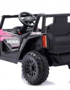 Nichiduta Masinuta electrica de teren pentru copii Off Road UTV Talon i-4WD Pink cu telecomandaacumulator 12V2 motoarescaun din pielepornire la buton2 vitezeslow startsuspensiiusbmp3bluetooth