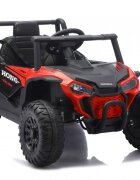 Nichiduta Masinuta electrica de teren pentru copii Off Road UTV Talon i-4WD Red cu telecomandaacumulator 12V2 motoarescaun din pielepornire la buton2 vitezeslow startsuspensiiusbmp3bluetooth