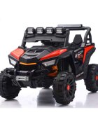 Nichiduta Masinuta electrica de teren pentru copii UTV Off Road Red cu telecomanda 2.4Gacumulator 12V4.5Ahdoua motoare x 35wfaruri si proiectoare led functionaleusi cu deschidereroti robustefunctie swing