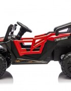 Nichiduta Masinuta electrica Off Road UTV Red cu telecomanda 2.4Gacumulator 12V4.5Ahdoua motoarex35Wslow startroti robuste cu rulmentsuspensiiusi cu deschiderebluetooth