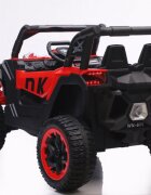 Nichiduta Masinuta electrica pentru 2 copii Off Road 4x4 Redacumulator 12V4.5Ahroti eva cu rulment telecomanda 2.4Glumini ledfunctie slow startunitate audio cu usb si mp3