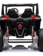 Nichiduta Masinuta electrica pentru 2 copii Turbo Off Road 4X4 Black 24V 800W cu telecomanda 2.4GSuspensiiroti din cauciuc EVAScaun din pieleUsi cu deschidereLumini LEDMuzicaCentura de sigurantaMufa USBBluetooth