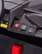 Nichiduta Masinuta electrica pentru 2 copii UTV Racing Black 12Vtelecomanda 2.4Gusi cu deschiderefaruri ledpornire la butonmuzicacentura de sigurantaslow startcapota realista cu deschidere