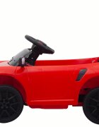 Nichiduta Masinuta electrica pentru copii 90W cu telecomanda lumini si sunete 2 motoare frana automata si panou audio Red
