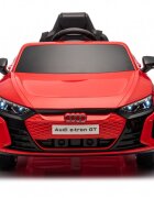 Nichiduta Masinuta electrica pentru copii Audi E-tron GT Red 70W cu licenta oglinzi retrovizoare roti din spuma evalumini LEDcentura de sigurantasistem troller pentru tractaremufa MP3slot usbcard microSD