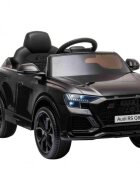 Nichiduta Masinuta electrica pentru copii Audi RS Q8 Black 70W cu echipare premiumacumulator 12V7Ah detasabilscaun pieleroti din cauciuc evaoglinzi retrovizoaresuspensiilumini ledradio mp3 playerusbsarcina maxima 25 kg