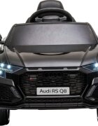 Nichiduta Masinuta electrica pentru copii Audi RS Q8 Black 70W cu echipare premiumacumulator 12V7Ah detasabilscaun pieleroti din cauciuc evaoglinzi retrovizoaresuspensiilumini ledradio mp3 playerusbsarcina maxima 25 kg