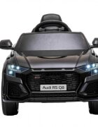 Nichiduta Masinuta electrica pentru copii Audi RS Q8 Black 70W cu echipare premiumacumulator 12V7Ah detasabilscaun pieleroti din cauciuc evaoglinzi retrovizoaresuspensiilumini ledradio mp3 playerusbsarcina maxima 25 kg