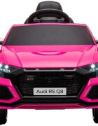 Nichiduta Masinuta electrica pentru copii Audi RS Q8 Pink 70W cu echipare premiumacumulator 12V7Ah detasabilscaun pieleroti din cauciuc evaoglinzi retrovizoaresuspensiilumini ledradio mp3 playerusbsarcina maxima 25 kg