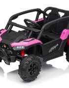 Nichiduta Masinuta electrica pentru copii Buggy Sports Pink 12Vcu telecomanda 2.4Gusi cu deschidere2 motoarelumini ledroti robusteslow startmp3usb