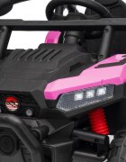 Nichiduta Masinuta electrica pentru copii Buggy Sports Pink 12Vcu telecomanda 2.4Gusi cu deschidere2 motoarelumini ledroti robusteslow startmp3usb