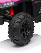 Nichiduta Masinuta electrica pentru copii Buggy Sports Pink 12Vcu telecomanda 2.4Gusi cu deschidere2 motoarelumini ledroti robusteslow startmp3usb