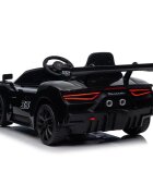 Nichiduta Masinuta electrica pentru copii Maserati MC20 GT2 Black 300W cu echipare Premium si licenta pornire la buton scaun din piele slow start lumini suspensii roti din spuma Eva si scaun piele