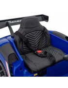Nichiduta Masinuta electrica pentru copii Maserati MC20 GT2 Black 300W cu echipare Premium si licenta pornire la buton scaun din piele slow start lumini suspensii roti din spuma Eva si scaun piele