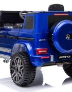 Nichiduta Masinuta electrica pentru copii Mercedes G63 AMG Blue Painting cu echipare Premium scaun piele roti Eva telecomanda lumini si deschidere usi