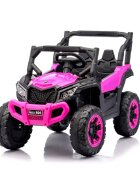 Nichiduta Masinuta electrica pentru copii Off Road Rose Red cu telecomanda 2.4Gacumulator 12V4.5Ah2 motoare lumini led functionale usi cu deschidere roti robuste pornire la buton