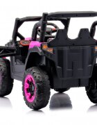 Nichiduta Masinuta electrica pentru copii Off Road Rose Red cu telecomanda 2.4Gacumulator 12V4.5Ah2 motoare lumini led functionale usi cu deschidere roti robuste pornire la buton