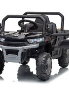 Nichiduta Masinuta electrica pentru copii Off Road Terrain Rover 900 Black 24V cu faruri LEDremorca rabatabila electriccentura de sigurantaroti robuste2 motoare x 39wusi cu deschideremuzica si telecomanda parentala