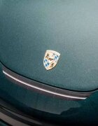 Nichiduta Masinuta electrica pentru copii Porsche RUF CTR3 Dark Green 70w cu licentaechipare premiumroti EVAscaun din pieleoglinzi retrovizoarelumini LEDmuzicabluetoothUSBsuspensiicod QR video asamblareafisaj baterieEleron