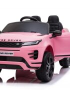 Nichiduta Masinuta electrica pentru copii Range Rover Pink 12V 70W cu scaun piele si roti EVA scaun piele si roti eva centuri siguranta mufa mp3 slot usb functie slow start telecomanda