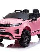 Nichiduta Masinuta electrica pentru copii Range Rover Pink 12V 70W cu scaun piele si roti EVA scaun piele si roti eva centuri siguranta mufa mp3 slot usb functie slow start telecomanda