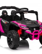 Nichiduta Masinuta electrica pentru copii Sport Speed Pink 12V cu telecomanda 2.4Gmotoare 2x35wlumini ledusi cu deschidereslow startroti robuste din plastic cu suspensii pe spate