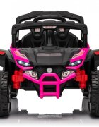 Nichiduta Masinuta electrica pentru copii Sport Speed Pink 12V cu telecomanda 2.4Gmotoare 2x35wlumini ledusi cu deschidereslow startroti robuste din plastic cu suspensii pe spate