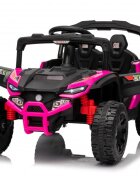 Nichiduta Masinuta electrica pentru copii Sport Speed Pink 12V cu telecomanda 2.4Gmotoare 2x35wlumini ledusi cu deschidereslow startroti robuste din plastic cu suspensii pe spate