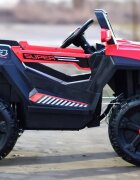Nichiduta Masinuta electrica pentru copii Super Car Red 12V 70W cu telecomanda scaun din piele functii muzicale slow start Usb si lumini