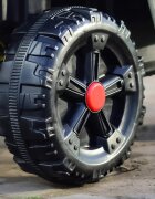 Nichiduta Masinuta electrica pentru copii Super Car Red 12V 70W cu telecomanda scaun din piele functii muzicale slow start Usb si lumini