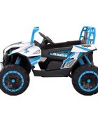 Nichiduta Masinuta electrica pentru copii Super Speed Blue 12V4.5Ah70W deschidere usi suspensii fataspate scaun piele muzica sunete telecomanda Usb si luminifunctie swing