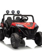 Nichiduta Masinuta electrica pentru copii UTV Max Speed Red 4x4 cu telecomandaacumulator 24Vfaruri ledRoll bar cu proiectoare ledroti robusteportbagaj