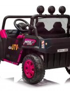 Nichiduta Masinuta electrica pentru copii UTV Max Speed Rose Red 4x4 cu telecomandaacumulator 24Vfaruri ledRoll bar cu proiectoare ledroti robusteportbagaj