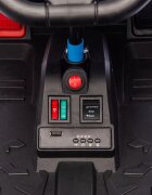 Nichiduta Masinuta electrica Sport Speed Blackcadru metalicacumulator 24V7Ahdoua motoarex200wlumini ledpornire la butonroti robuste cu rulmentunitate muzicala cu USBbluetooth